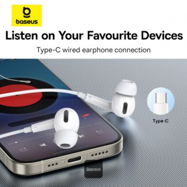 Baseus Encok CZ18 USB-C Wired Earphones