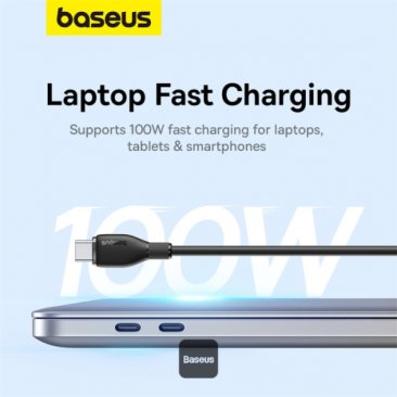 Baseus Pudding Series 100W Fast Charging Cable Type C to Type C (1.2 Meters)