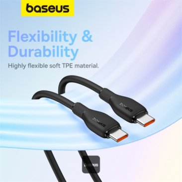 Baseus Pudding Series 100W Fast Charging Cable Type C to Type C (1.2 Meters)