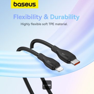 Baseus Pudding Series 20W Fast Charging Cable Type C to Lightning (2 Meters)