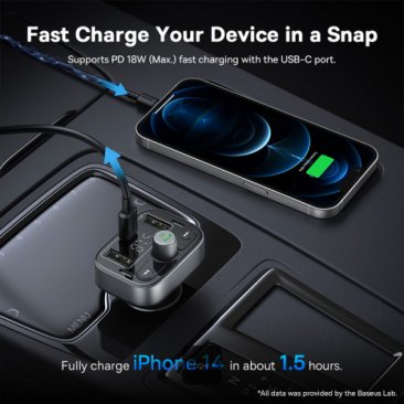 Baseus S-09 Lite Series Car FM Transmitter