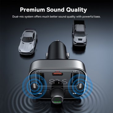 Baseus S-09 Lite Series Car FM Transmitter