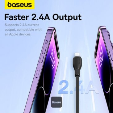 Baseus Pudding Series USB-A to Lightning Cable (1.2 Meters)