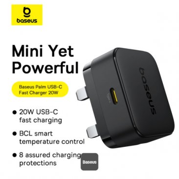 Baseus Palm 20W USB-C Fast Charging Power Adapter