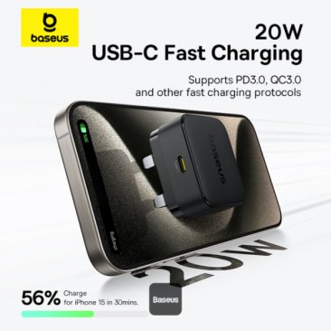 Baseus Palm 20W USB-C Fast Charging Power Adapter