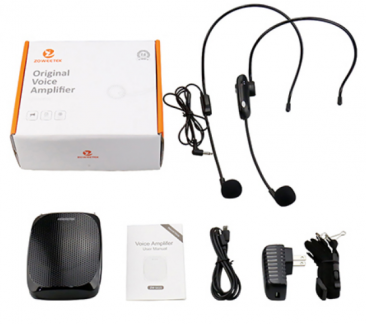ZOWEETEK Original Voice Amplifier with UHF Wireless Microphone Headset