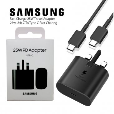 Samsung Travel Adapter 25W with Type C to USB Type C Cable