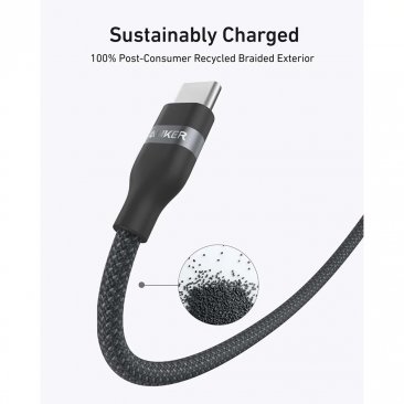 Anker USB-C to USB-C 240W Upcycled-Braided Cable (1.8 Meters)