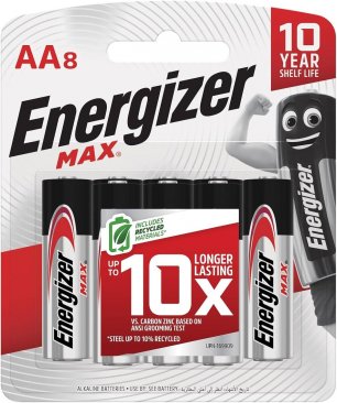 Energizer AA Battery (Pack of 8)