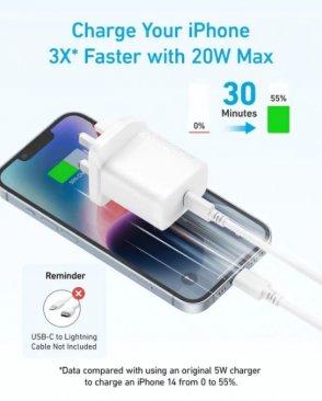 Anker 20W High-Speed USB-C Wall Charger