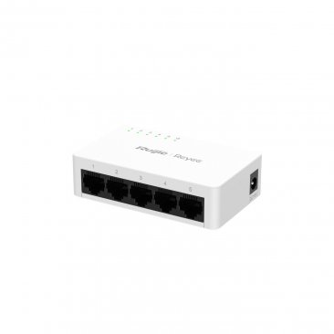 Ruijie RG-ES05G-L 5-Port 10/100/1000 Mbps Unmanaged Non-PoE Switch