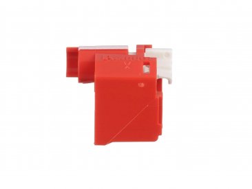Panduit PSL-DCPLX Rj45 Plug Lock-in Device, 10 Devices (Red) and 1 Installation/Removal Tool (Black), Polycarbonate