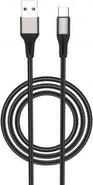 TELUX SYNCX Braided USB-A to Type-C Cable (1.2 Meters)