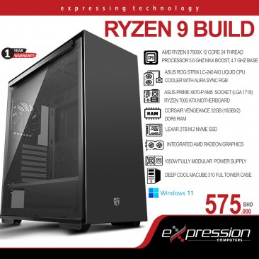 RYZEN 9 PC BUILD WITH AMD RADEON GRAPHICS