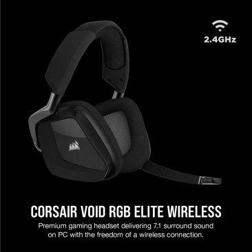 Corsair Void RGB Elite USB Premium Gaming Headset with 7.1 Surround Sound