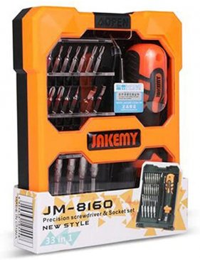 JAKEMY JM-8160 33 in 1 Precision Screw Driver Set