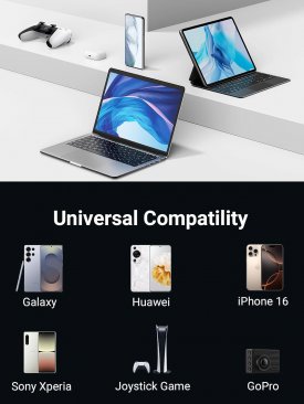 UGREEN Right Angled USB-A to USB-C Fast Charging Cable (2 Meters)