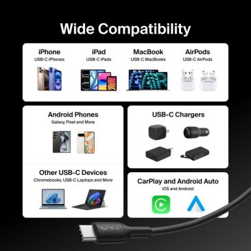 Belkin BoostCharge USB-C to USB-C 60W Cable (1 Meter)