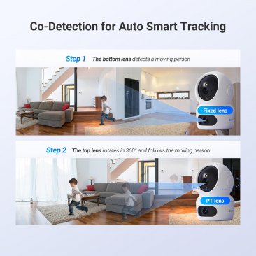 EZVIZ H7c Dual 2K+ Lenses Smart Home Camera