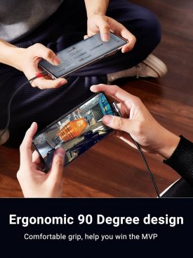 UGREEN Right Angled USB-A to USB-C Fast Charging Cable (2 Meters)