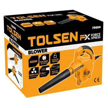 Tolsen Blower 400w (2 tools in 1: blower and vacuum cleaner)