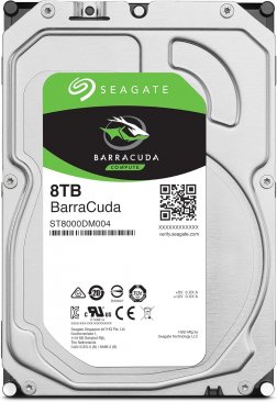 Seagate BarraCuda 8TB Internal Hard Drive SATA 6Gb/s 256MB Cache 3.5-Inch (ST8000DM004)