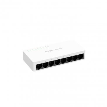 Ruijie RG-ES08G-L 8-Port 10/100/1000 Mbps Unmanaged Non-PoE Switch