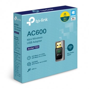 TP Link AC 1300 High Power Wireless Dual Band USB Adapter - Archer T4U (EU)