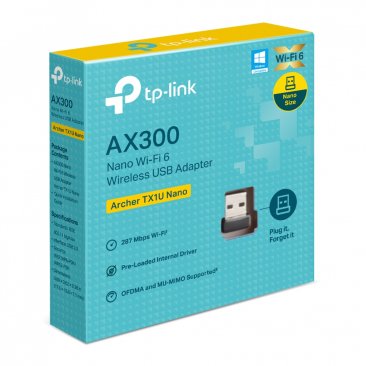 TP-Link Archer TX1U AX300 Nano WiFi 6 Wireless USB Adapter