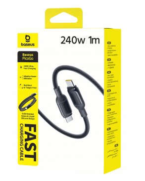 Baseus PicoGo 240W USB-C to USB-C Ultra-Fast Charging Cable (1 Meter)