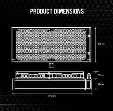 Corsair H100i Elite LCD Extreme Performance 240mm LCD Liquid CPU Cooler