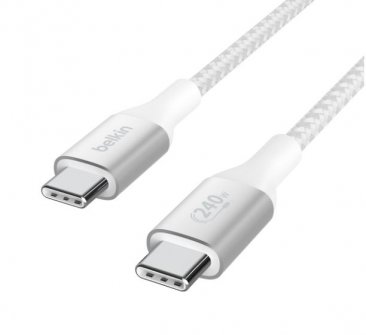 Belkin BoostCharge 240W USB-C to USB-C Braided Charging Cable (1 Meter)