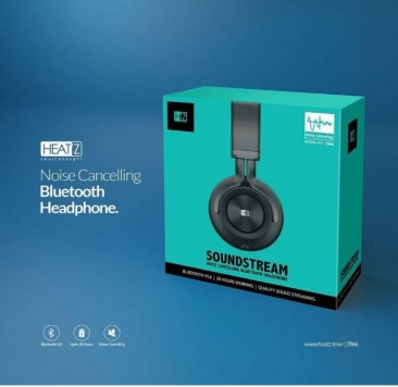 Heatz ZB66 SoundStream Noise Cancelling Bluetooth Headphone