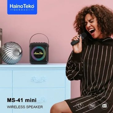 Haino Teko MS-41 Mini Wireless Speaker with Mic