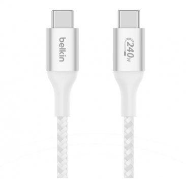 Belkin BoostCharge 240W USB-C to USB-C Braided Charging Cable (1 Meter)