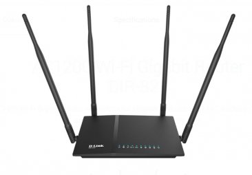 DLink DIR-825 AC1200 WiFi Gigabit Router