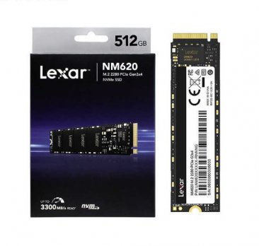 Lexar NM620 M.2 2280 PCie Gen3x4 Nvme 256 GB SSD