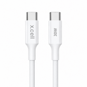 X.Cell 30W USB-C to USB-C Fast Charging and Data Transfer Cable (1 Meter)