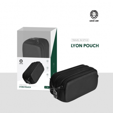 Green Lion Pouch Lyon Travel in Style