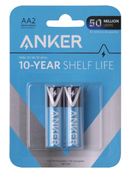 ANKER AA  Alkaline Batteries (Pack of 2)