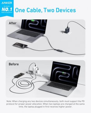 Anker 2-in-1 USB-C to USB-C 140W Cable (1.2 Meters)