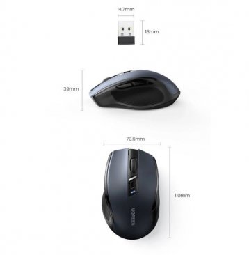 UGREEN MU006 Ergonomic Wireless Mouse