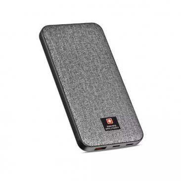 Swiss Military Power House 10000mAh USB-C 20W Power Delivery Power Bank (2xUSB-C, 1xUSB-A Ports)