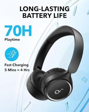 Soundcore by Anker H30i Wireless On-Ear Headphones