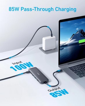 Anker 332 5-in-1 USB-C Hub (2x USB-C, 2x USB-A, 1x 4K HDMI)