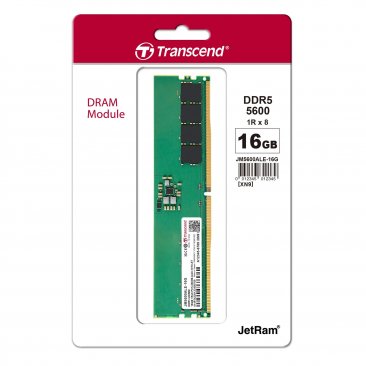 Transcend 16GB DDR5-5600MHz RAM for Desktop