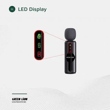Green Lion GM-80X Microphone 3 in 1 (AUX, USB C and Lightning)