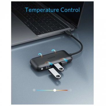 Anker Classic 4-in-1 USB C Hub (1x Ethernet Port, 3x USB 3.0 Ports)