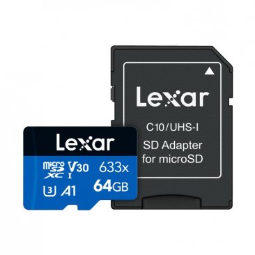 Lexar 633x microSDXC UHS-I 64GB Memory Card