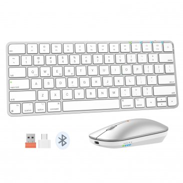 Meetion iKey C210 Wireless/Bluetooth Keyboard and Mouse